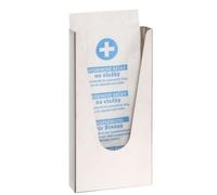 Sapho - Dispensador de bolsas de papel, acero inoxidable mate XP050