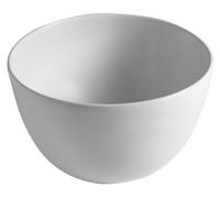 Sapho DOME, lavabo de cerámica para encastrar, alto, diámetro 45,5 cm, blanco