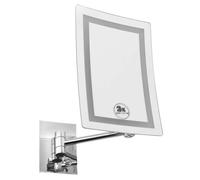 Sapho - Espejo cosmético de pared con luz LED, cromo MW834