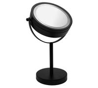 Sapho Espejos Ridder - Espejo cosmético de pie con iluminación LED, negro 03111010