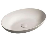 Sapho Formigo - Lavabo sobre encimera, 60x40 cm, sin rebosadero, beige FG214