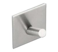 Sapho - Gancho autoadhesivo, acero inoxidable cepillado 31201