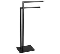 Sapho Gedy accesorios - Toallero con soporte, negro mate 133114