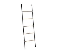 Sapho Gedy Bamboom - Toallero Kenta 45 x 161 x 2 cm, negro/bambú 303141