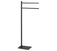 Sapho Gedy Flori - Toallero de pie, negro mate 113114