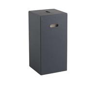 Sapho Gedy Luxury - Cesto de ropa de 30x62x30 cm, negro 103614