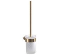Sapho Gedy Pirenei - Escobillero de pared con soporte, oro mate/vidrio satinado PI330388