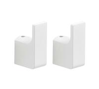Sapho Gedy Pirenei - Gancho 2x, blanco mate PI2702