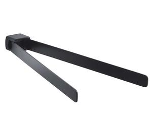 Sapho Gedy Pirenei - Toallero giratorio, longitud 35 cm, negro mate PI2314