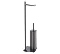 Sapho Gedy - Portarrollos y portacepillos de baño Trilly, gun metal TR3281