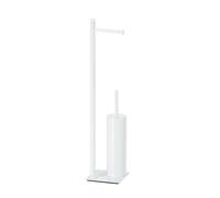 Sapho Gedy Trilly - Portarrollos de papel higiénico y escobilla de WC, blanco mate TR3222