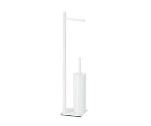 Sapho Gedy Trilly - Portarrollos de papel higiénico y escobilla de WC, blanco mate TR3222