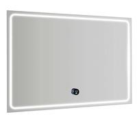 Sapho Gemini - Espejo con iluminación LED y calefacción, 100x70 cm, sensor táctil GM100K