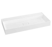 Sapho Godiva lavabo 96x44 cm rectangular clásico-para mueble blanco brillante GU096-0