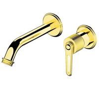 Sapho, grifo para lavabo empotrado, modelo BEBÉ, color dorado