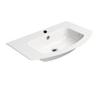 Sapho GSI Pura: Lavabo Slim de 820x490 mm, con acabado ExtraGlaze, color blanco, modelo 8826111