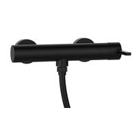 Sapho Iconic - Grifo de ducha, negro mate AF011B