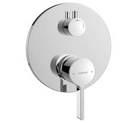 Sapho Iconic - Grifo empotrado para 2 dispositivos, con cuerpo de montaje, cromo AF042