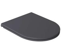 Sapho Isvea Infinity - Asiento de inodoro Slim, Soft Close, Easy Take, color antracita. 40KF0522I