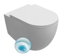 Sapho Isvea Infinity - Inodoro suspendido, Vortex Rimless, blanco 10NF02003