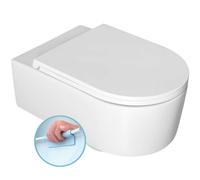 Sapho Isvea - Inodoro suspendido Sistema, Rimless, blanco 10SL02001