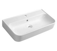 Sapho Isvea - Lavabo Sistema U, 70x38 cm, con 1 orificio para grifo, blanco 10PL53070