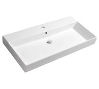 Sapho Kare - Lavabo Kare 85x46 cm, con 1 orificio para grifo, blanco 17085