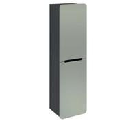 Sapho Kerala - Armario alto 143x38x32 cm, 2 puertas I/D, verde/antracita KR350-4434