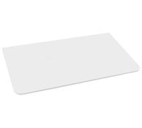 Sapho KERALA, placa de piedra artificial, color blanco mate, dimensiones: 82 x 1,2 x 48,5 cm