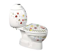 Sapho Kid - Inodoro completo para niños con cisterna y desagüe inferior, estampado en color CK301.400.0F