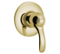 Sapho KIRKÉ, grifo de ducha empotrado, de un solo mando, color dorado