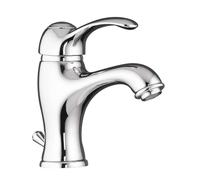 Sapho Kirké - Grifo de repisa para lavabo con desagüe, cromo KI02C
