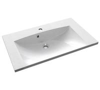 Sapho Maria lavabo 75x46 cm rectangular para mueble blanco brillante MA075