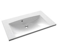 Sapho Maria lavabo 75x46 cm rectangular para mueble blanco brillante MA075-0