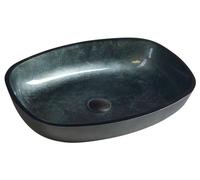 Sapho: Lavabo de encimera para vidrio, 54x39,5 cm, color