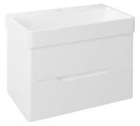 Sapho MEDIENA, mueble bajo, 76 x 51 x 48,5 cm, blanco mate / blanco mate