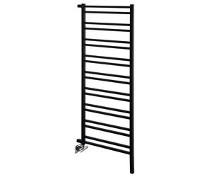 Sapho Metro Space - Elemento calefactor 55x143 cm, 525 W, negro mate IR438B