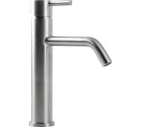 Sapho MINIMAL, grifo para lavabo de pie, acero inoxidable cepillado