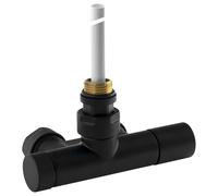 Sapho Mono One - Kit de conexión de válvulas para conexión central, paso 50 mm, negro mate CP2052BS