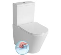 Sapho Paco - Inodoro combinado, Rimless, desagüe vario, blanco PC1012WR