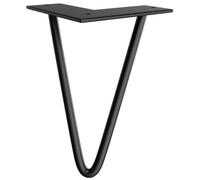 Sapho - Pata para muebles, altura 20 cm, negro mate 30387