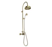 Sapho Reitano Rubinetteria Antea - Conjunto de ducha con termostato, 20 cm, bronce SET046