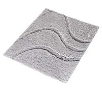 Sapho Ridder La Ola - Alfombrilla de baño, 550x500 mm, antideslizante, gris 729807