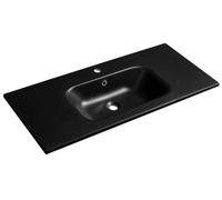 Sapho SIDRA, lavabo de encimera en mármol sintético, 101x46 cm, color mate