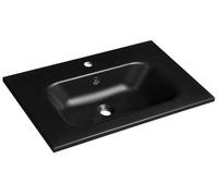 Sapho SIDRA, lavabo de piedra artificial Gussmarmor, 71x46 cm, color mate