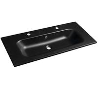Sapho SIDRA, mueble doble lavabo en mármol sintético, color mate, dimensiones 101x46 cm