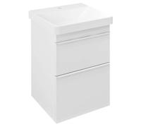 Sapho Sitia - Mueble lavabo 70x46x44 cm, 2 cajones, blanco mate SI050-3131