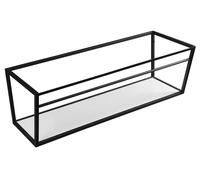 Sapho Ska - Construcción con estante bajo lavabo, 120 cm, negro mate SKA104