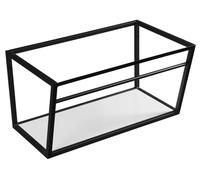Sapho Ska - Construcción con estante bajo lavabo, 75 cm, negro mate SKA102