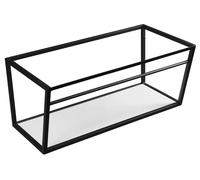 Sapho Ska - Construcción con estante bajo lavabo, 90 cm, negro mate SKA103
